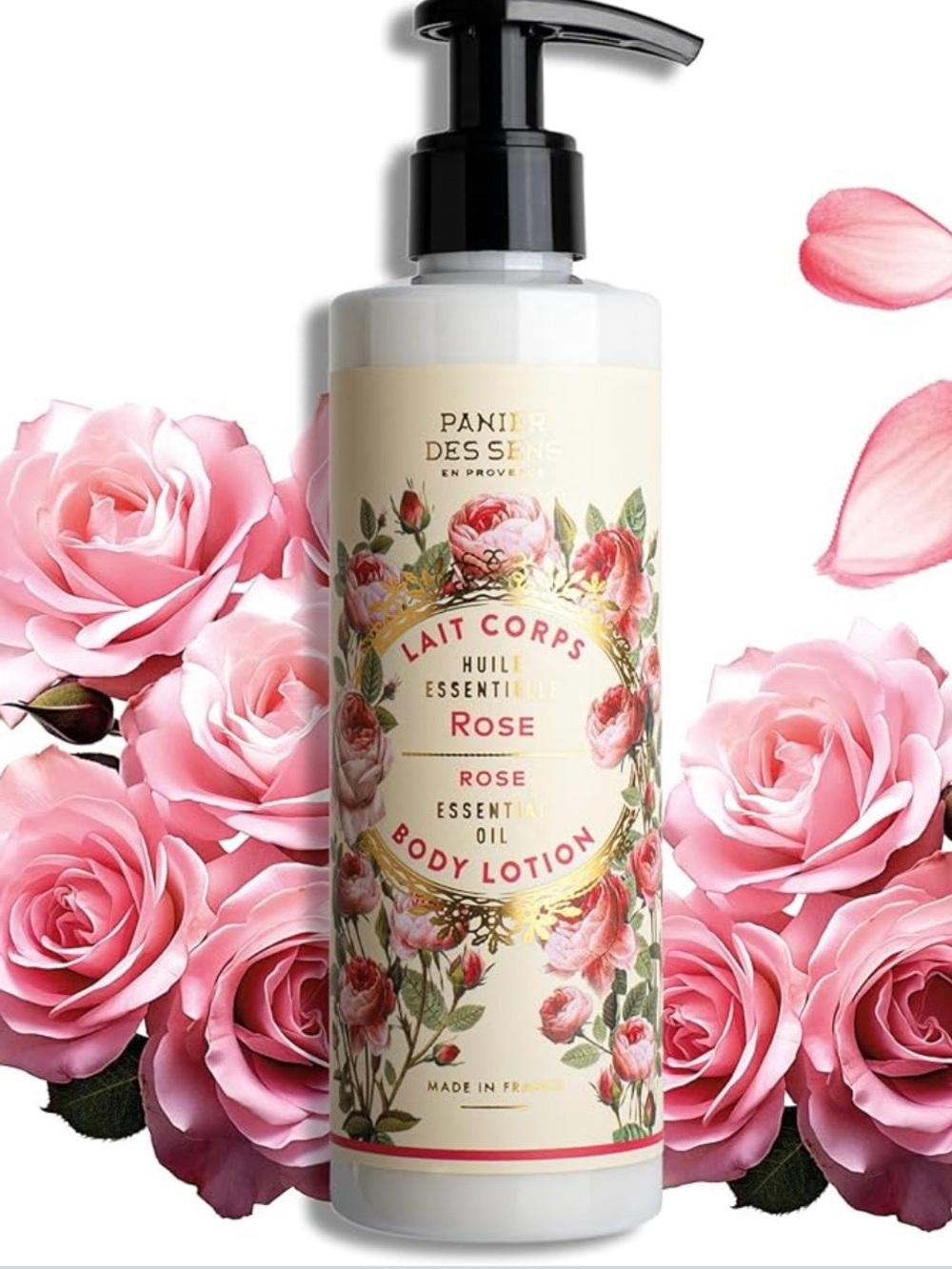Rose Body Lotion, 97% Natural, 250ml
